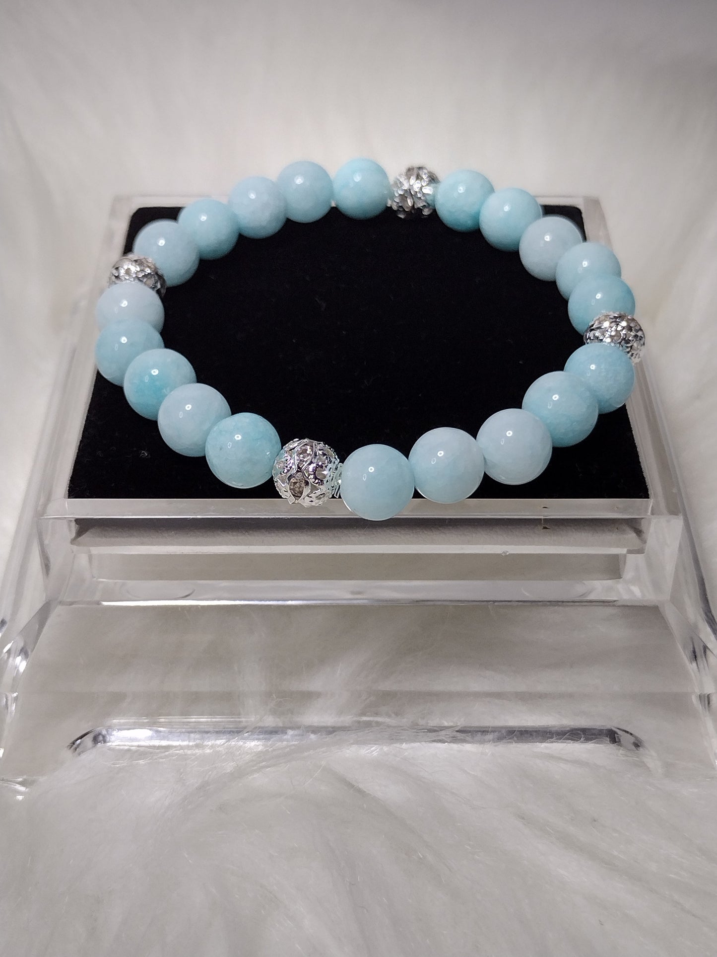 Chalcedony Ocean Melody Bracelet
