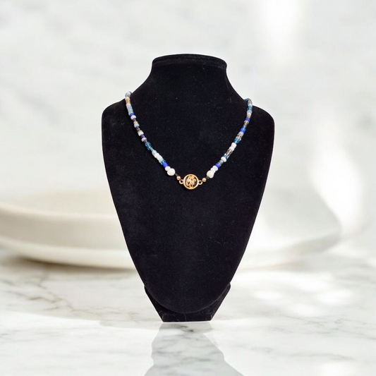 Christal Glass Choker Necklace