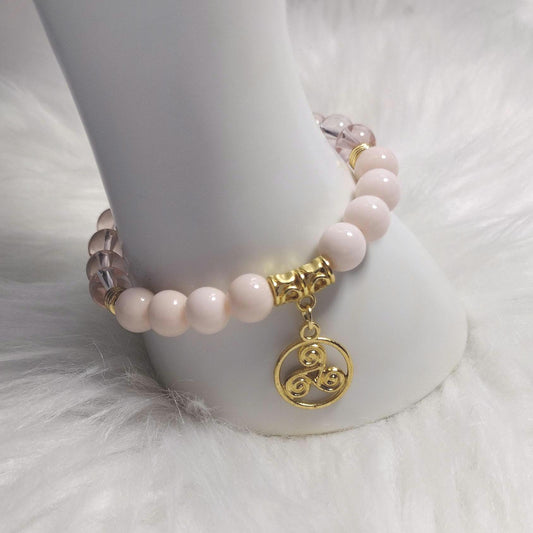 Sunset Glow Glass Beads Bracelet Sets