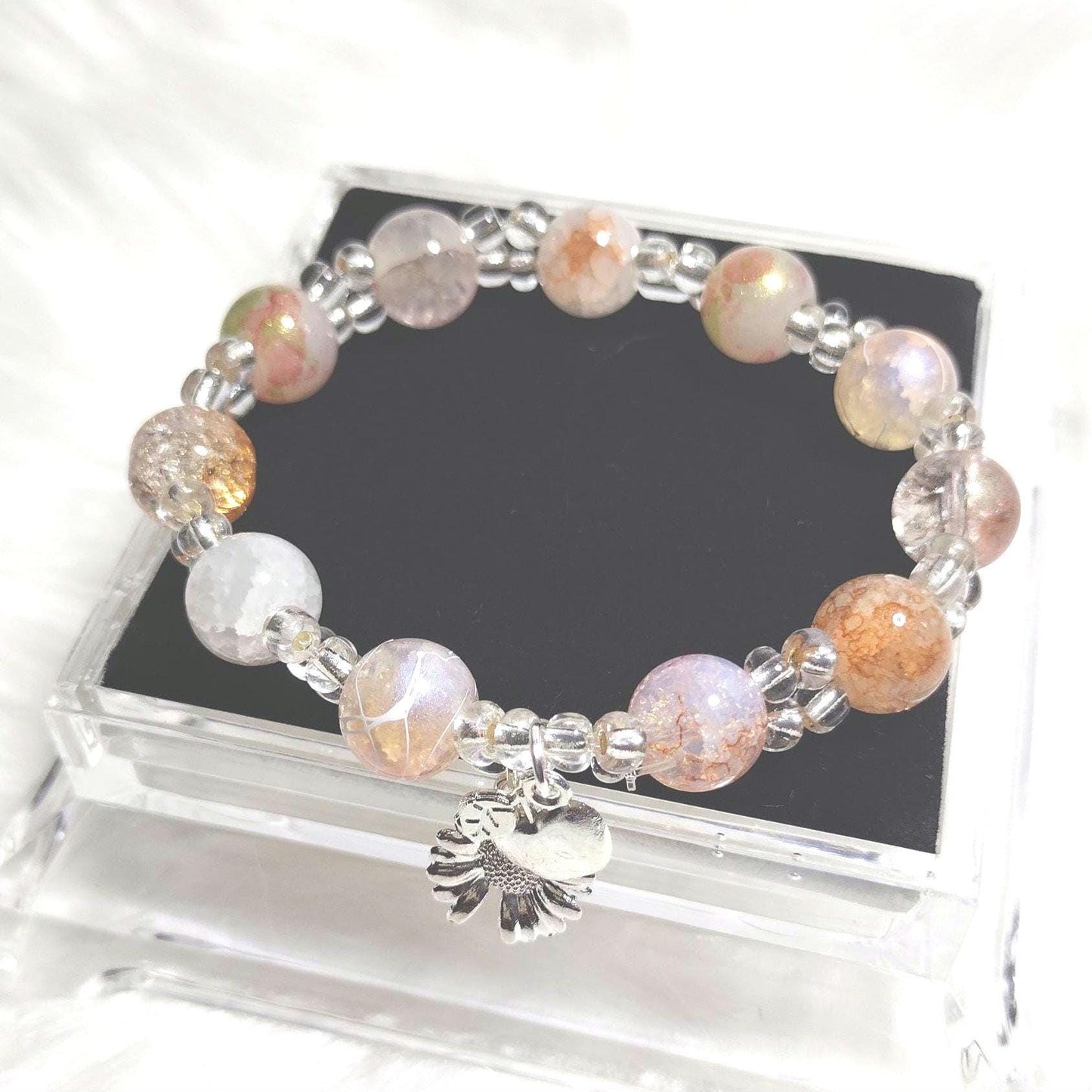 Mystic Seascape Crystal Glass Bracelet