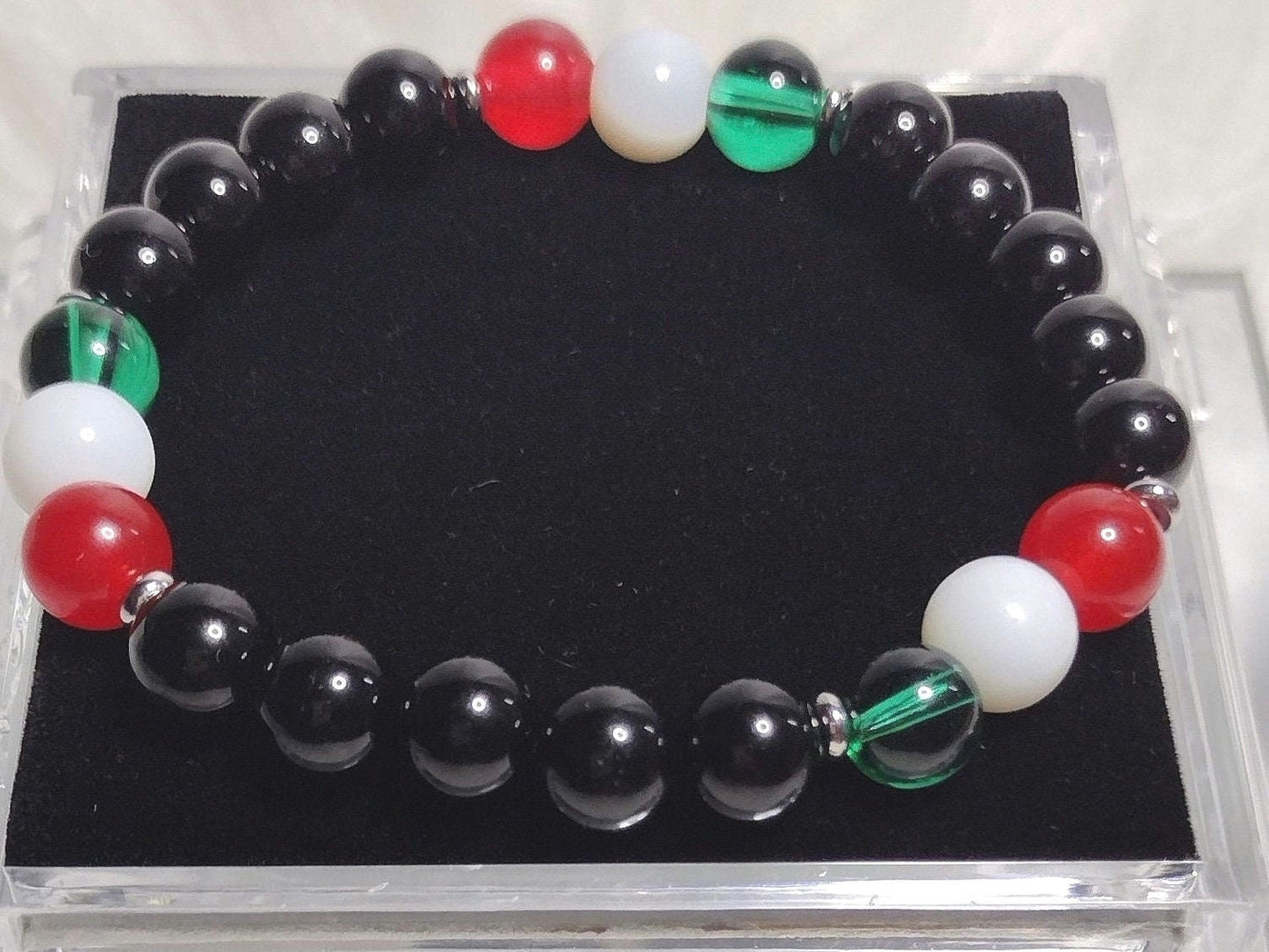 Ink and Ivy Chrystal Gemstone Unisex Bracelet
