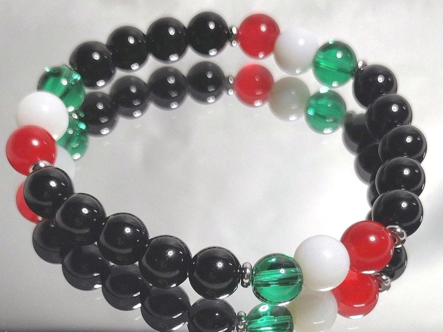 Ink and Ivy Chrystal Gemstone Unisex Bracelet