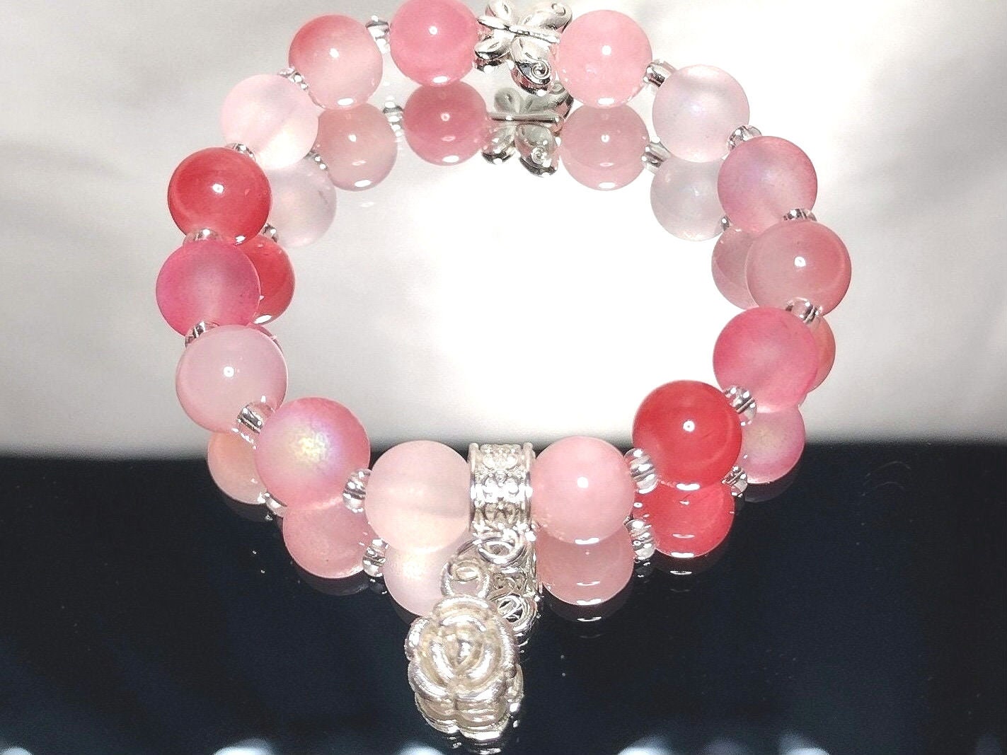 Pretty in Pink  kids bracelet