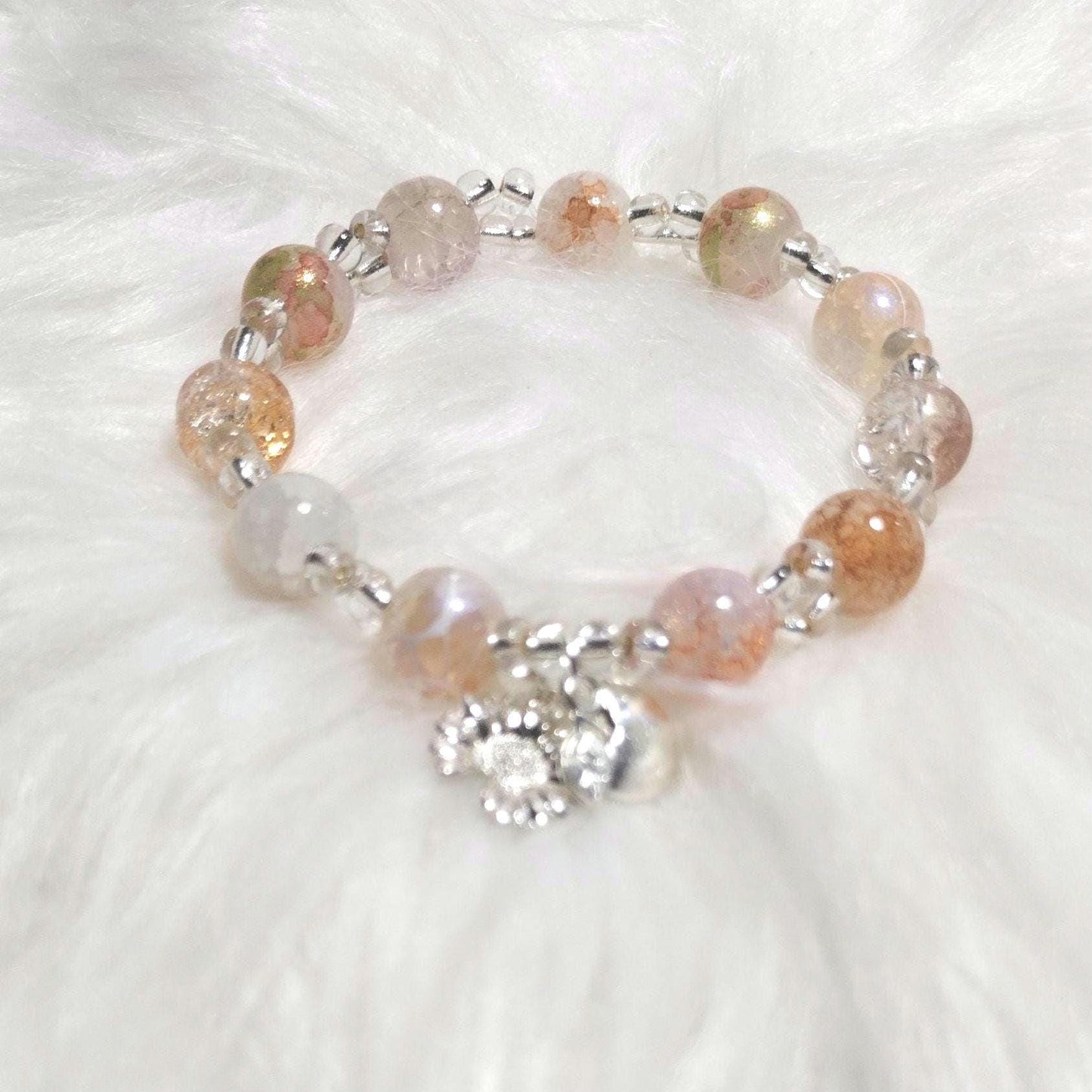 Mystic Seascape Crystal Glass Bracelet