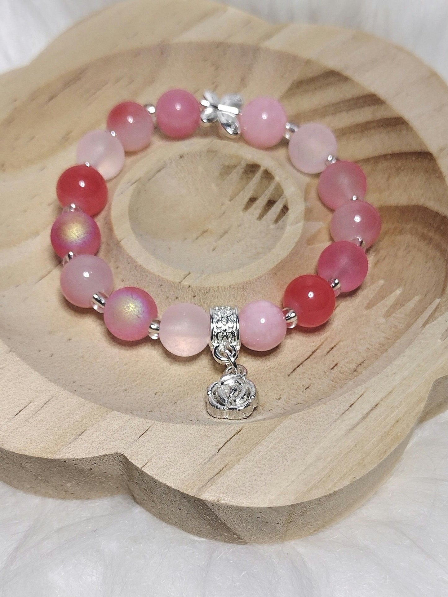 Pretty in Pink  kids bracelet