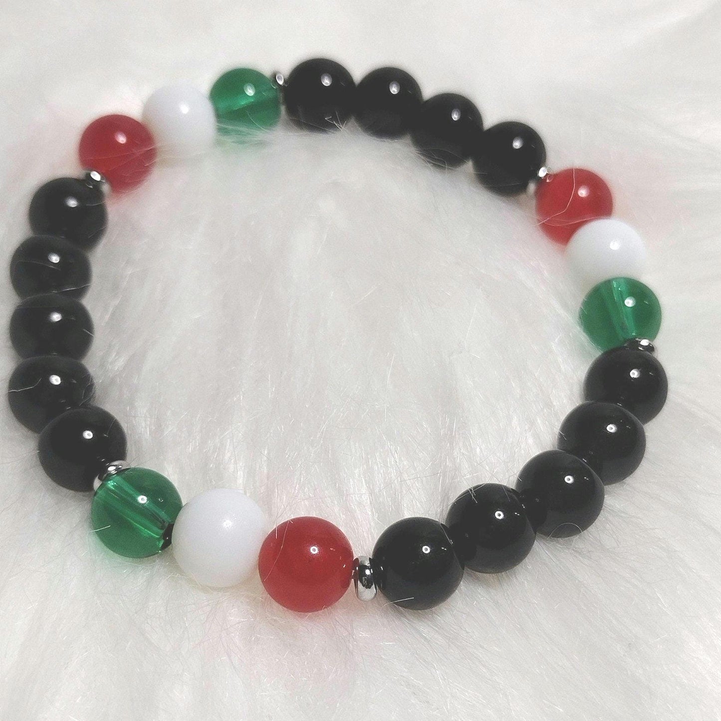 Ink and Ivy Chrystal Gemstone Unisex Bracelet