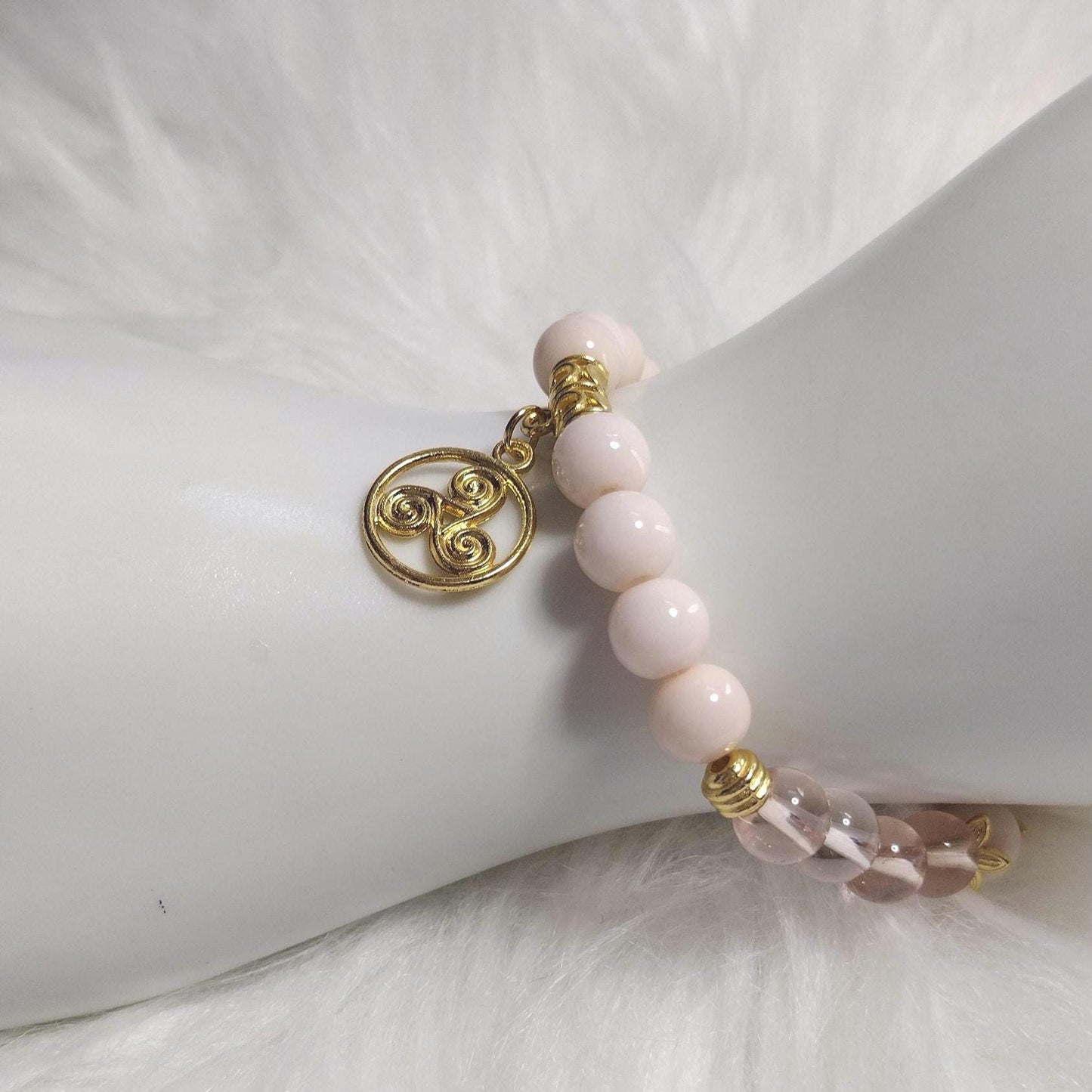 Sunset Glow Glass Beads Bracelet Sets