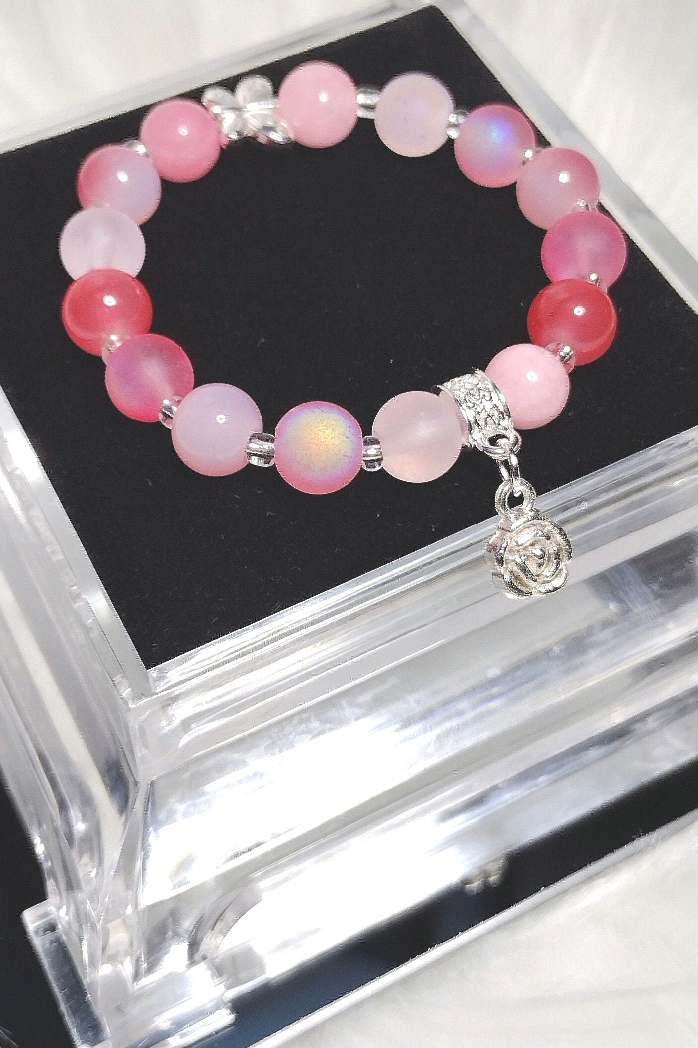 Pretty in Pink  kids bracelet