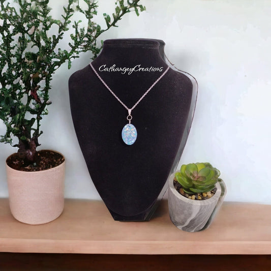 Silver Sparks Necklace.