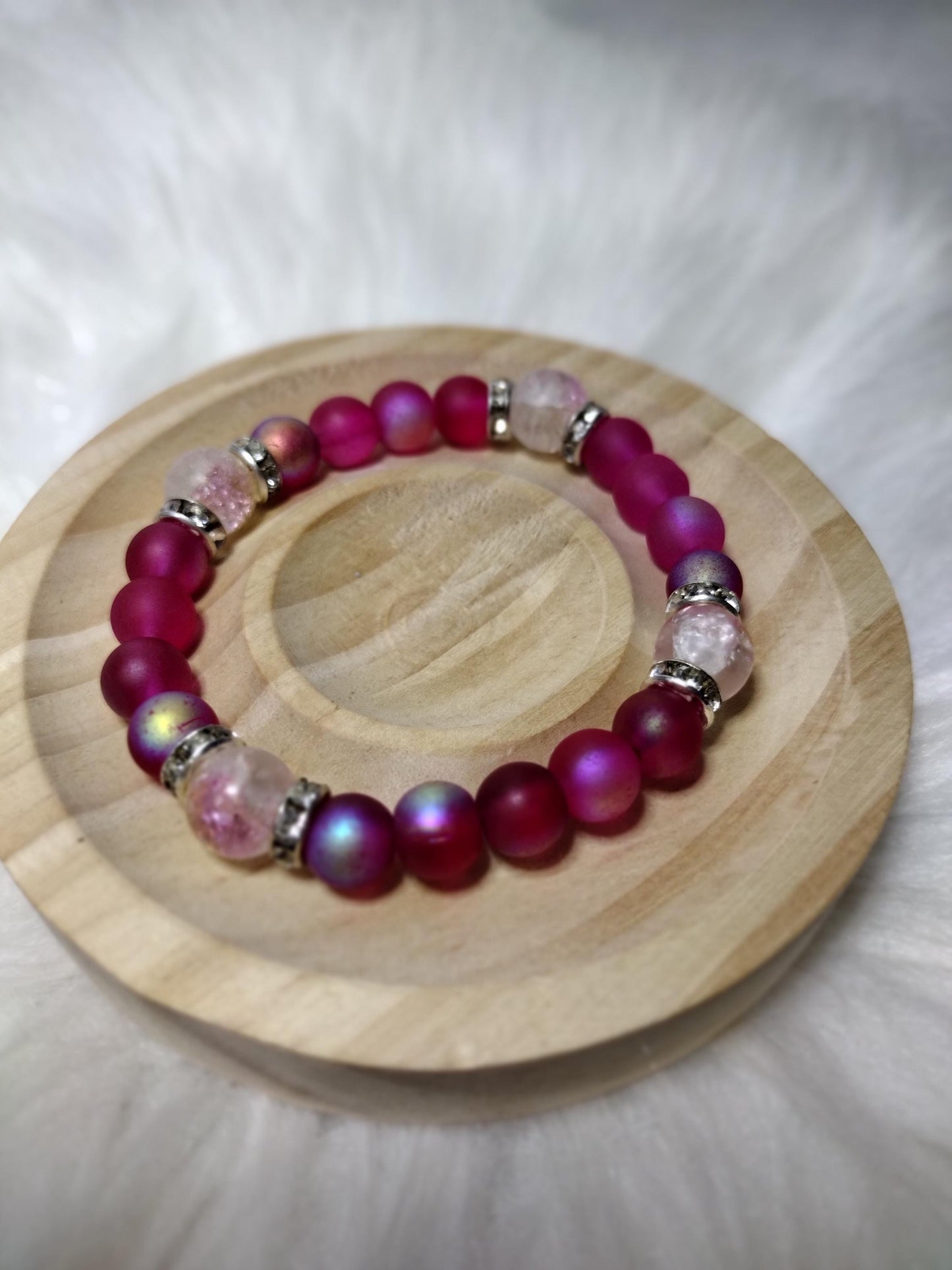 New Springtime Bliss  Glass Beads Bracelet