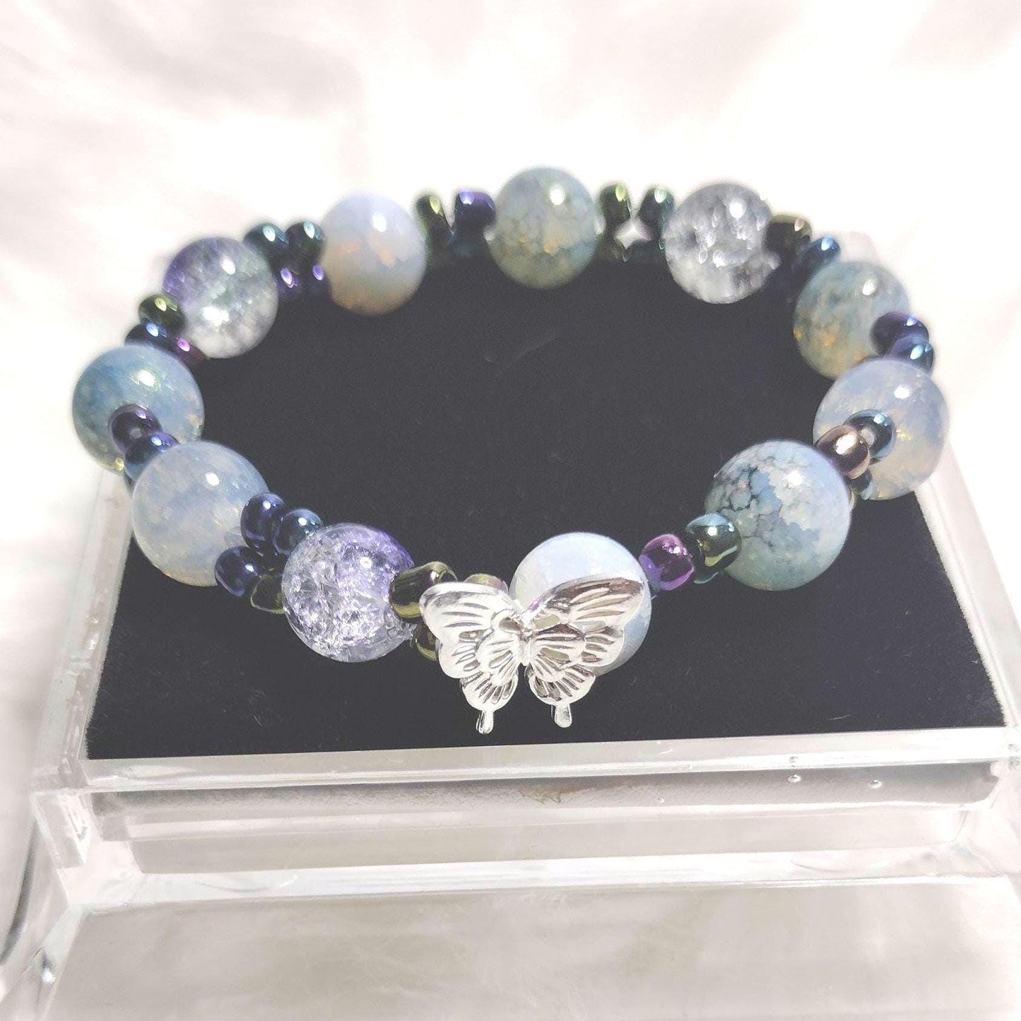 Mystic Seascape Crystal Glass Bracelet