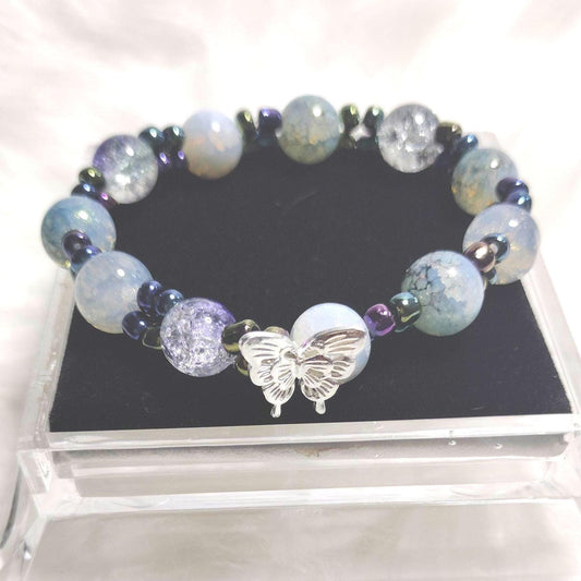Mystic Seascape Crystal Glass Bracelet