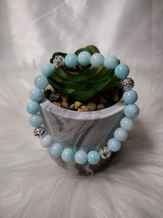 Chalcedony Ocean Melody Bracelet