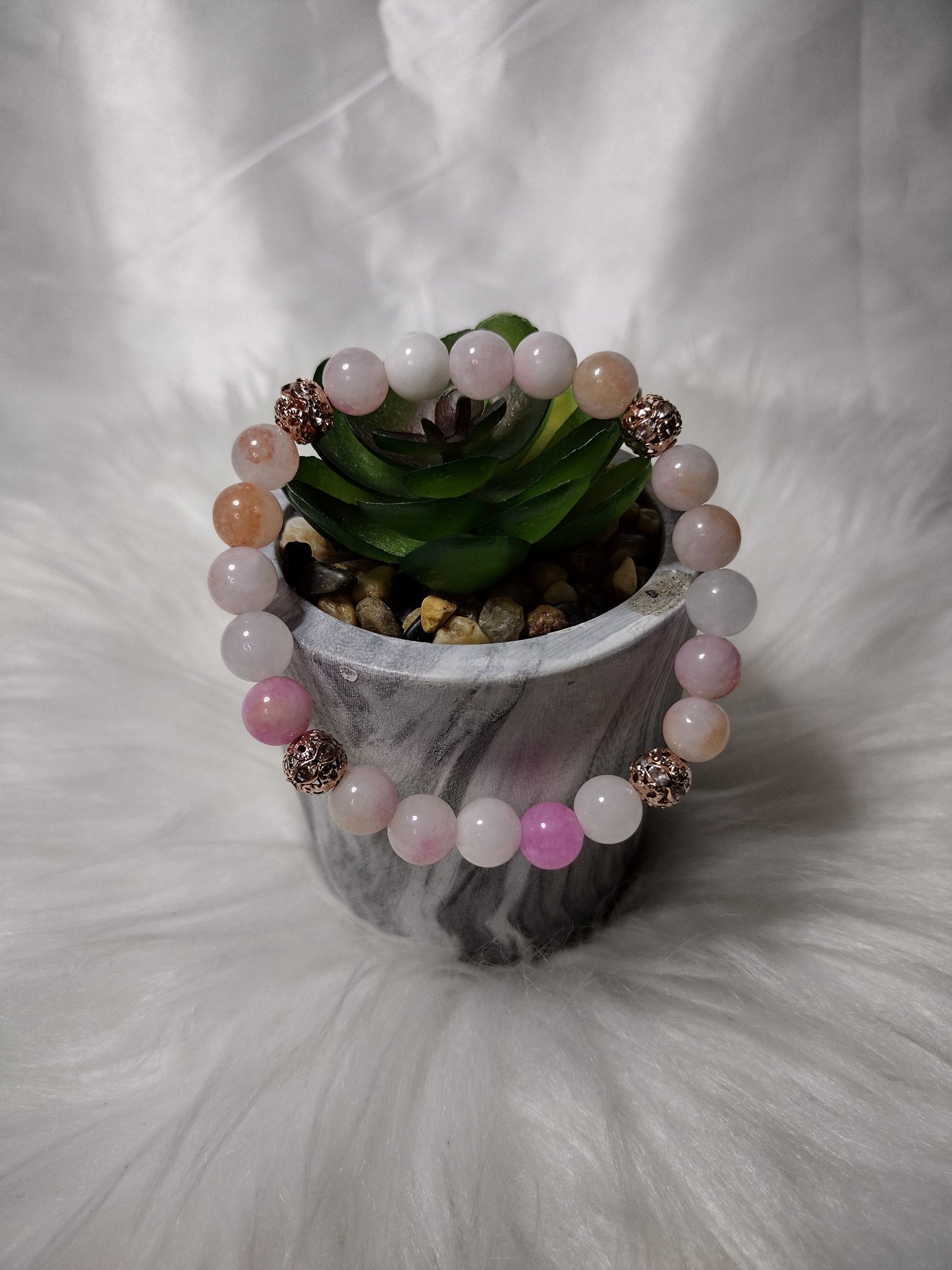 Chalcedony Ocean Melody Bracelet