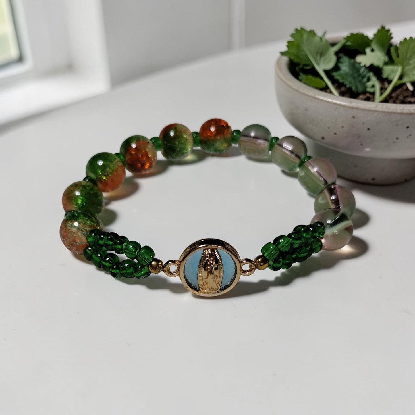 Garden of Mary Daisy Bracelet