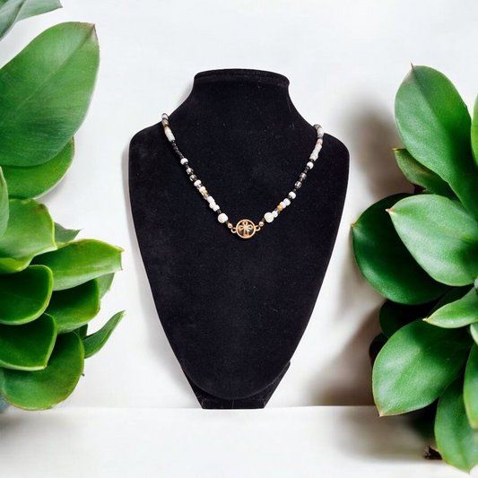 Christal Glass Choker Necklace