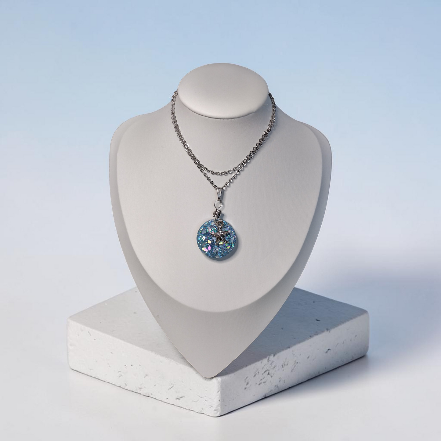 Silver Sparks Necklace.