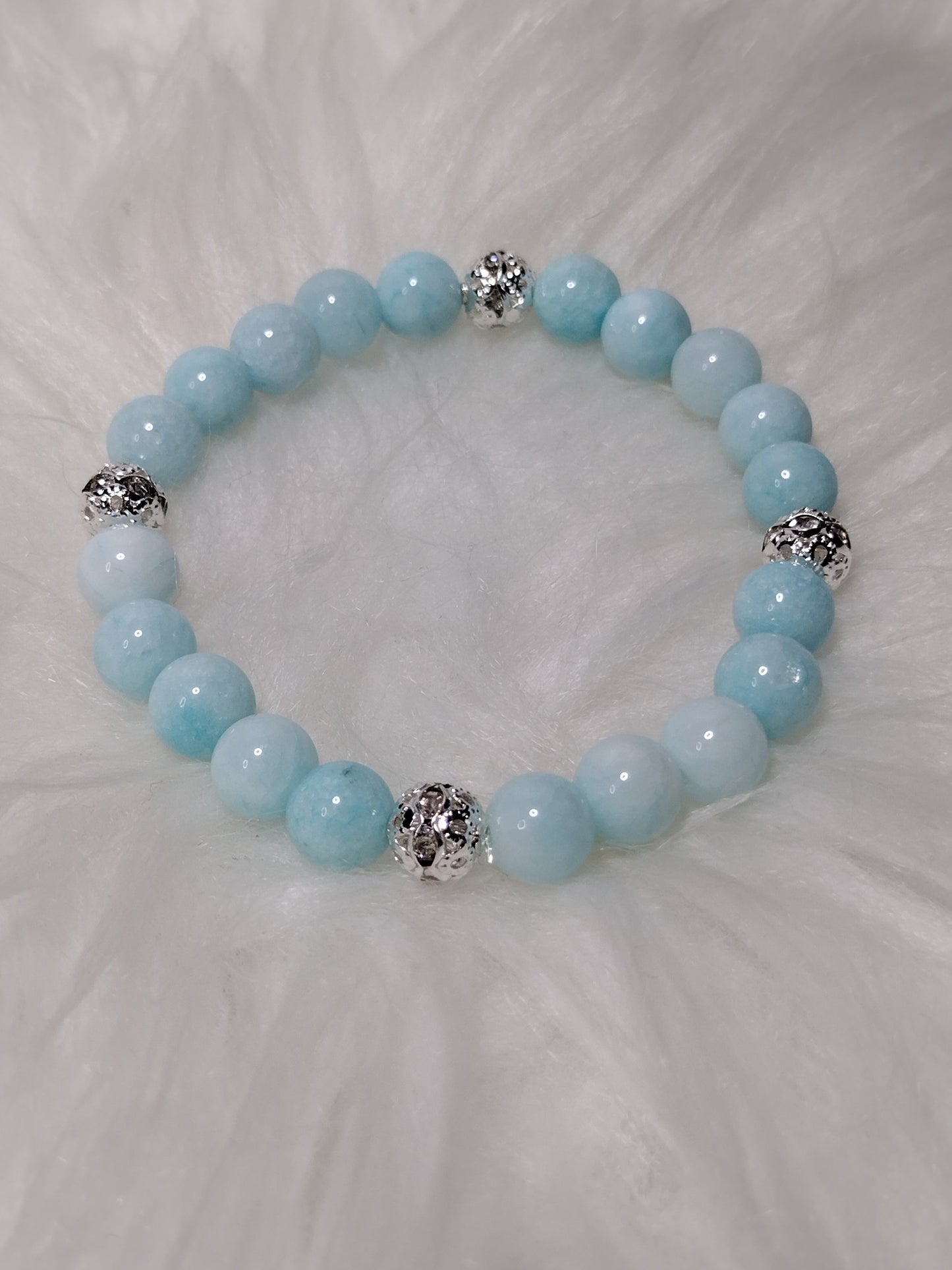 Chalcedony Ocean Melody Bracelet