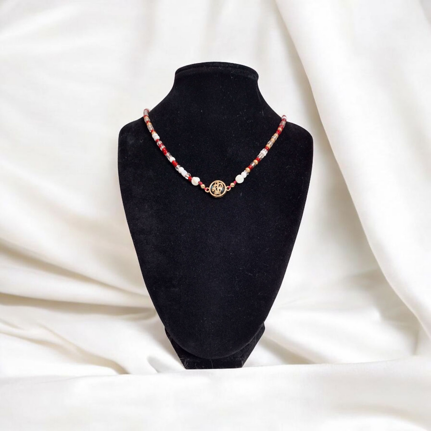 Christal Glass Choker Necklace