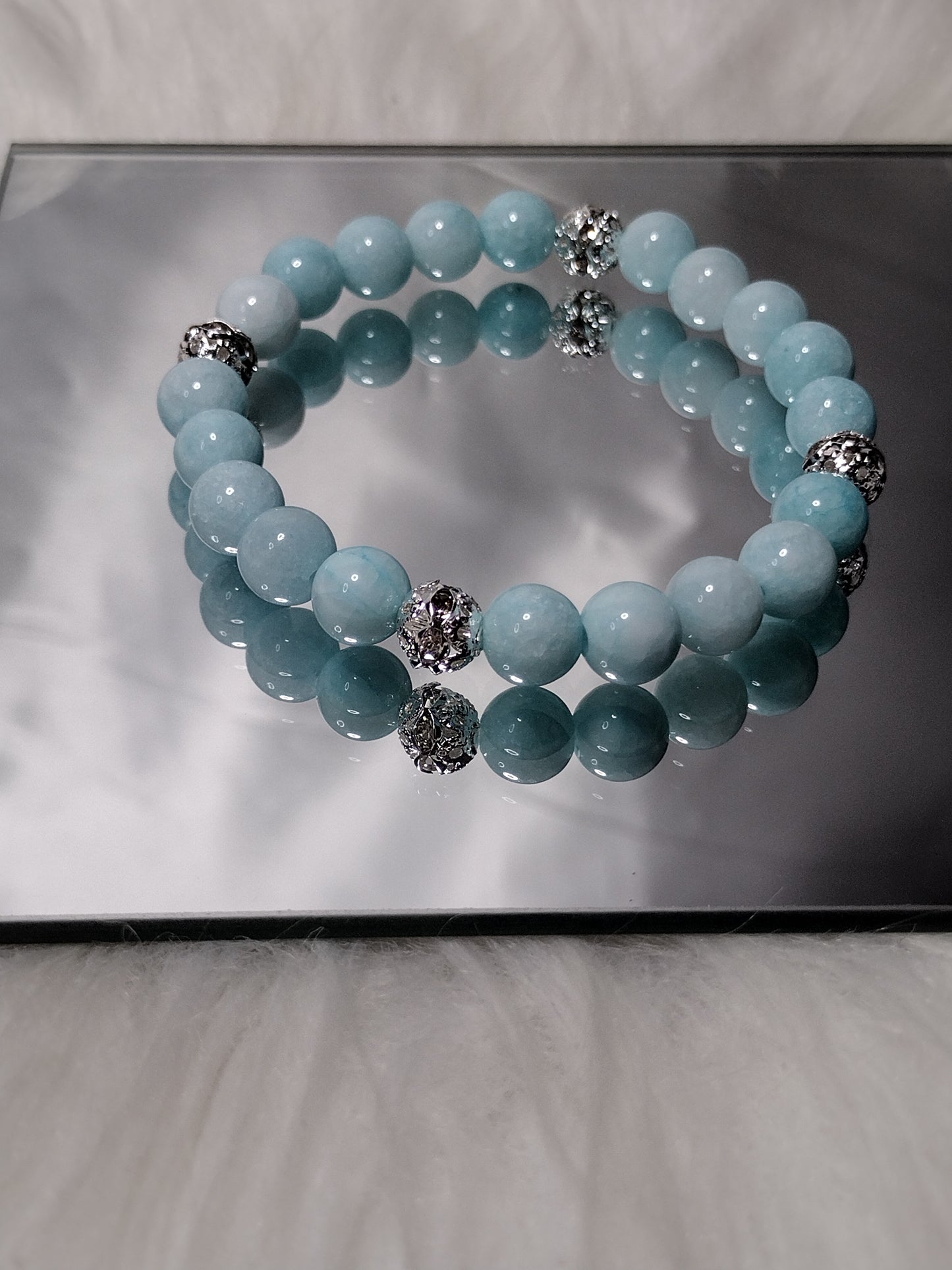 Chalcedony Ocean Melody Bracelet
