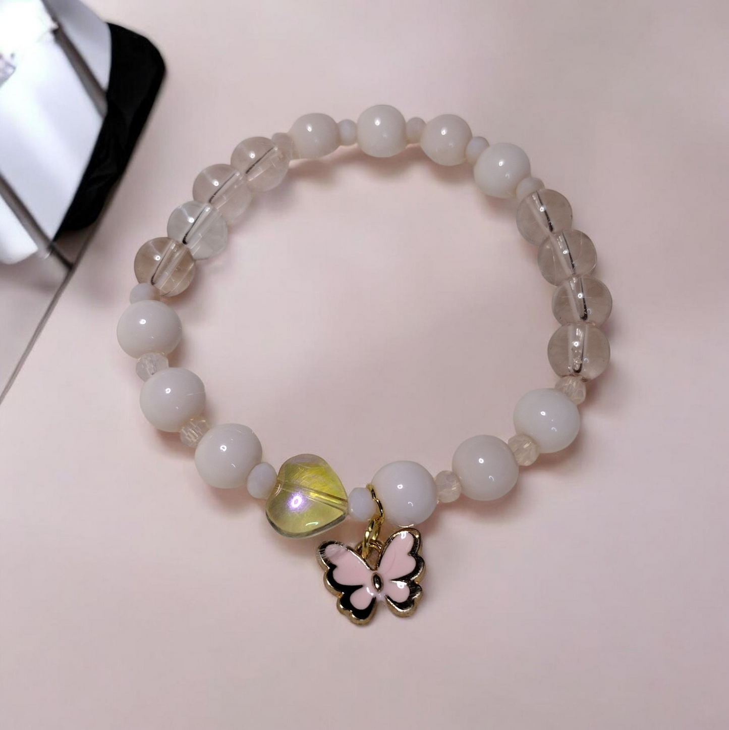 Sunset Glow Glass Beads Bracelet Sets