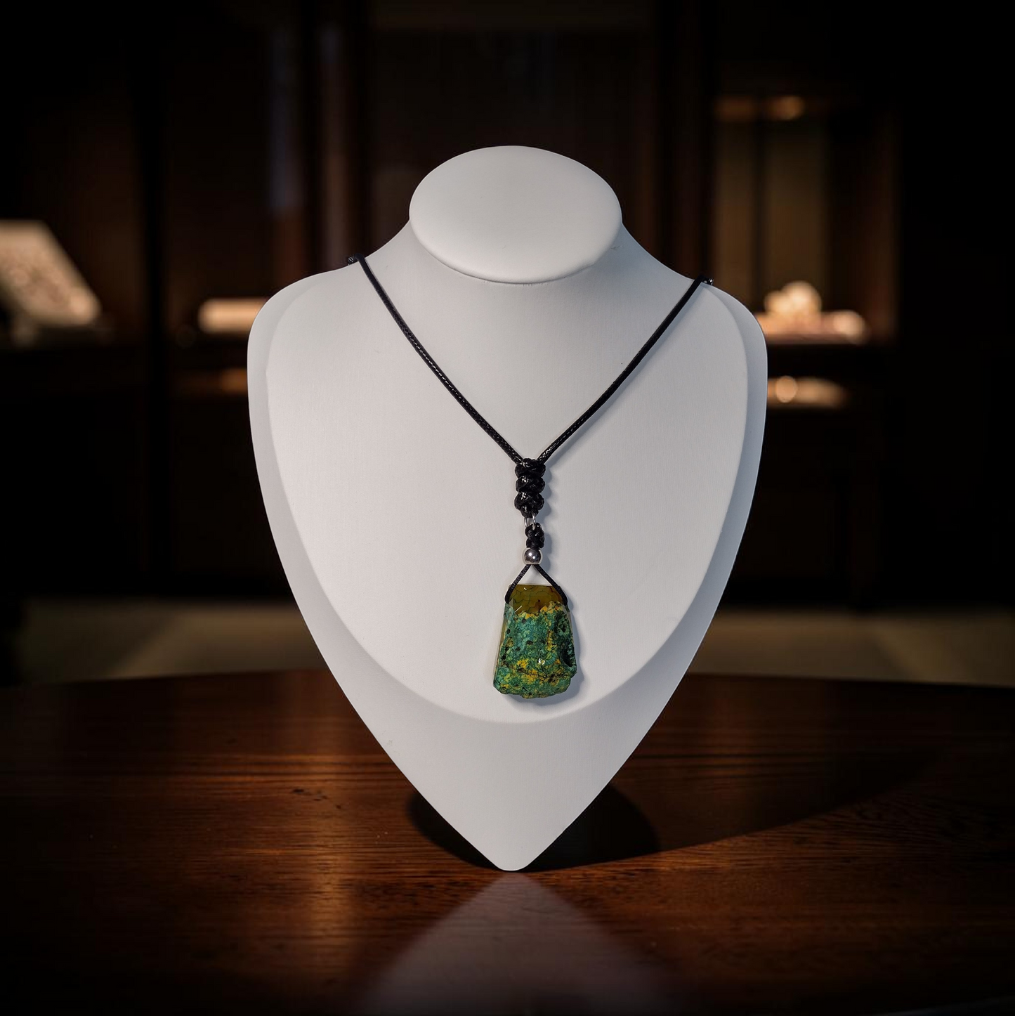 Forest Radiance Crackle Quartz Necklace