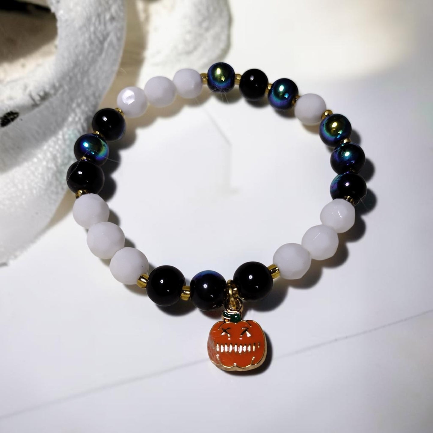 Iridescent Vintage Glam  Bracelet